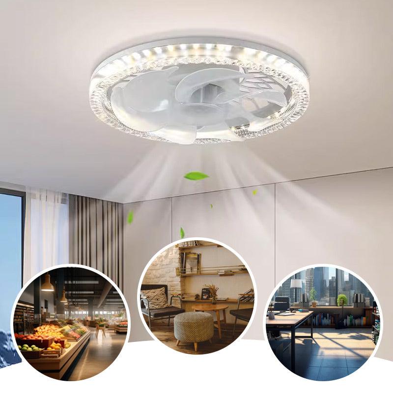 💥2026 HOT SALE 50% OFF💥 2-in-1 Mute Adjustable Fan Light with Remote Control