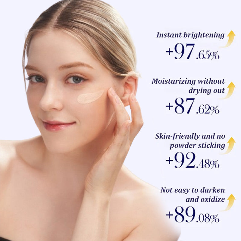 💖Crema de maquillaxe hidratante e impermeable de longa duración