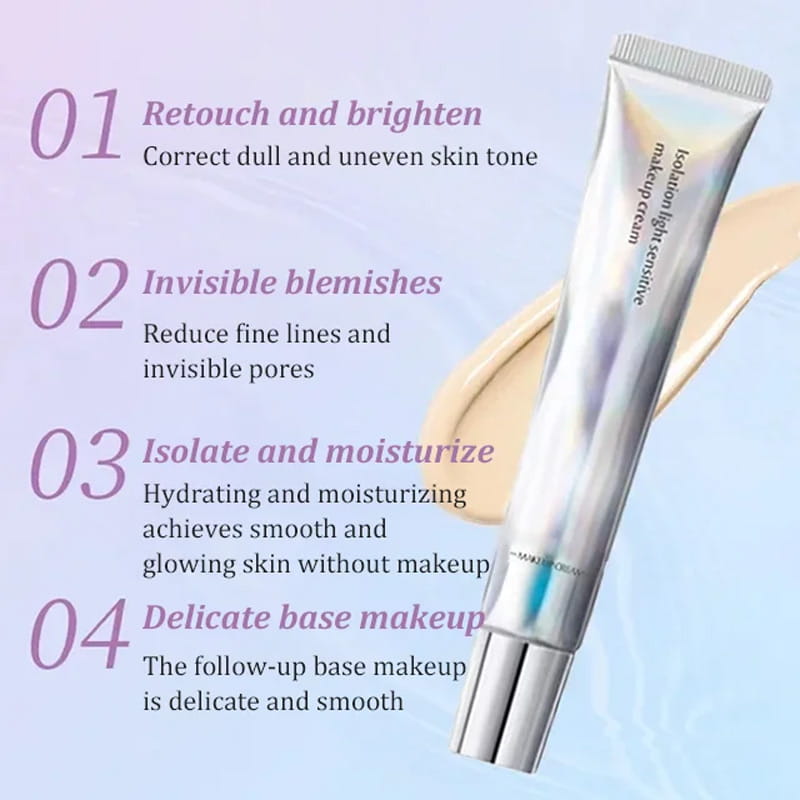 💖Crema de maquillaxe hidratante e impermeable de longa duración
