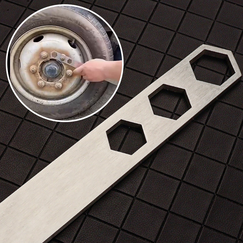 🔥Free Shipping🔥2-in-1 Stainless Steel Tool Ruler Wrench