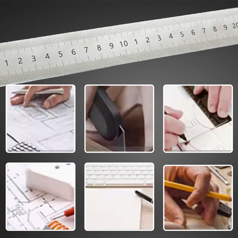 🔥Free Shipping🔥2-in-1 Stainless Steel Tool Ruler Wrench