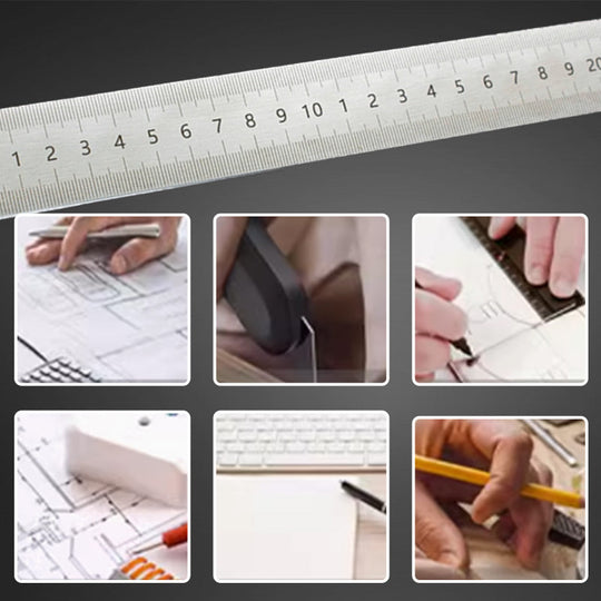 🔥Free Shipping🔥2-in-1 Stainless Steel Tool Ruler Wrench