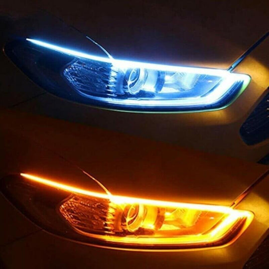 🥳2026 HOT SALE🥳💞50K+ SOLD! 🚗✨ 30% OFF! LED Flow Type Auto Signal Light – Dynamic flowing turn signals & ultra-bright daytime running lights. Waterproof, 12V, easy adhesive install – upgrade your ride in minutes! 🌈💨