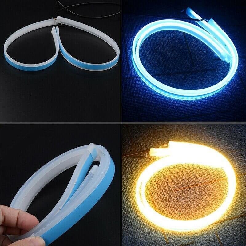 🥳2026 HOT SALE🥳💞50K+ SOLD! 🚗✨ 30% OFF! LED Flow Type Auto Signal Light – Dynamic flowing turn signals & ultra-bright daytime running lights. Waterproof, 12V, easy adhesive install – upgrade your ride in minutes! 🌈💨