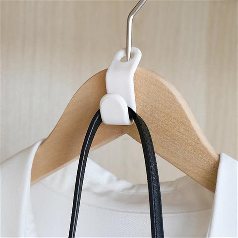 Space-Saving Hanger Connector Hooks - Doubles Closet Space, Sturdy & Versatile for All Hangers