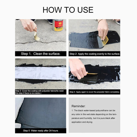 💥Rebaixas da Black Friday: 50 % de desconto💥Revestimento ecolóxico de impermeabilización e reparación de fugas de poliuretano