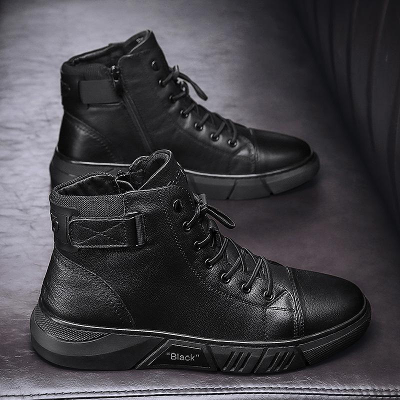 🎁 Hot Sale 49% OFF 🔥MARTINI' BLACK LEATHER BOOTS