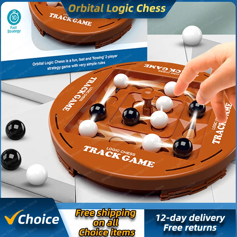 ♟️🌀Logic Chess Track Game Set