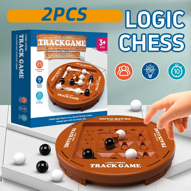 ♟️🌀Logic Chess Track Game Set