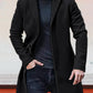 👔 Men's Classic Single Row Buckle Solid Color Jacket - Timeless Daily Essential