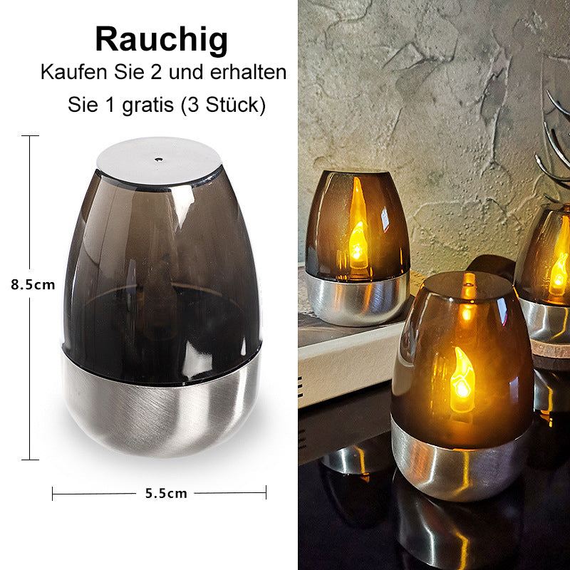 Solar-powered LED Candle Light Lamp