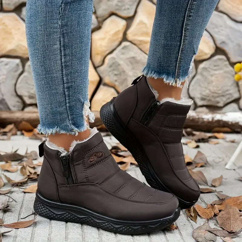 Botas de nieve cálidas para mujer