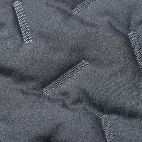 Men's quilted winter jacket with fleece lining