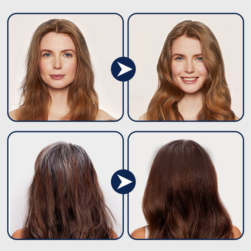 💞Ceannaigh 2 Faigh 1 Saor in Aisce💞🌿Uachtar Dathaithe Gruaige Plandaí-bhunaithe - Foirmle Éadrom Fadtéarmach