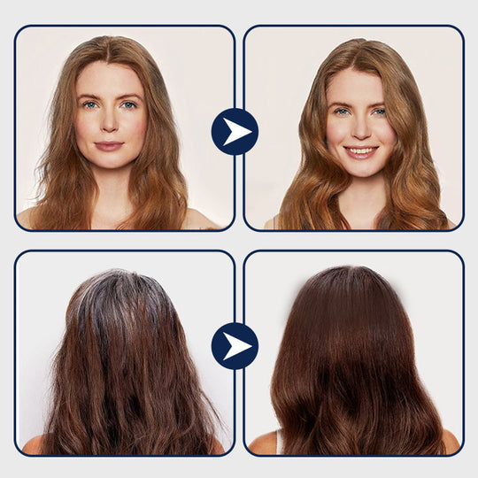 💞Ceannaigh 2 Faigh 1 Saor in Aisce💞🌿Uachtar Dathaithe Gruaige Plandaí-bhunaithe - Foirmle Éadrom Fadtéarmach