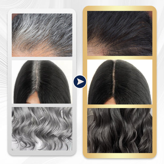 💞Ceannaigh 2 Faigh 1 Saor in Aisce💞🌿Uachtar Dathaithe Gruaige Plandaí-bhunaithe - Foirmle Éadrom Fadtéarmach