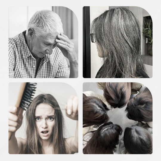 💞Ceannaigh 2 Faigh 1 Saor in Aisce💞🌿Uachtar Dathaithe Gruaige Plandaí-bhunaithe - Foirmle Éadrom Fadtéarmach