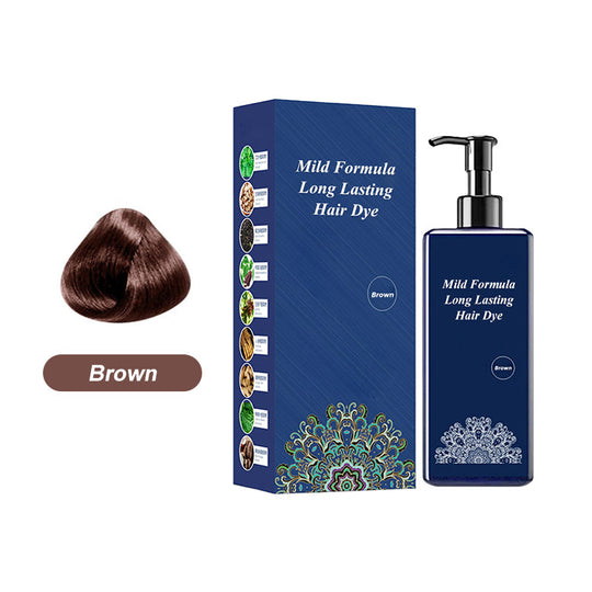 💞Ceannaigh 2 Faigh 1 Saor in Aisce💞🌿Uachtar Dathaithe Gruaige Plandaí-bhunaithe - Foirmle Éadrom Fadtéarmach