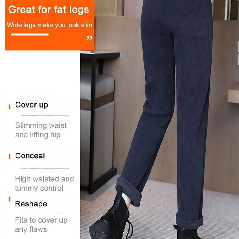 🎁Hot Sale 50% OFF⏳Women's High-waist Warm Faux Fleece-lined Pants