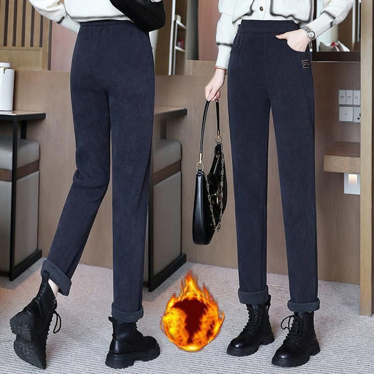 🎁Hot Sale 50% OFF⏳Women's High-waist Warm Faux Fleece-lined Pants