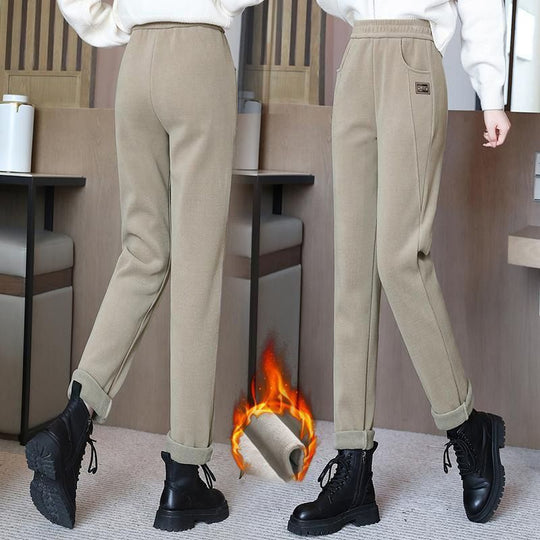 🎁Hot Sale 50% OFF⏳Women's High-waist Warm Faux Fleece-lined Pants