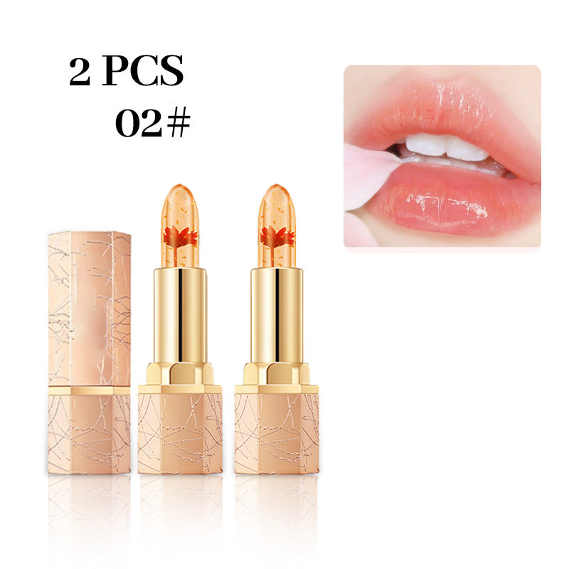 👄 Crystal Flower Thermostatic Color Changing Jelly Lipstick