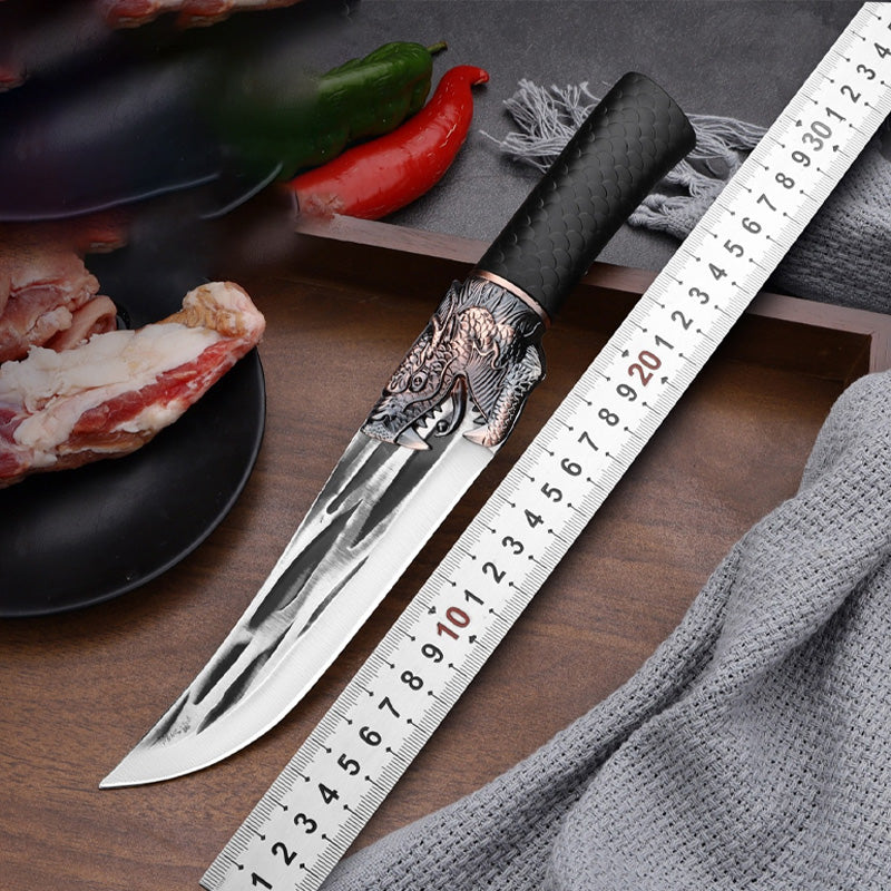 🔥New Year Promotion🎄Bone-cutting Knife with Dragon Decoration and Scabbard