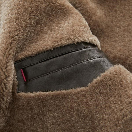 Men's Versatile Padded Lapel PU Leather Jacket（50% OFF）