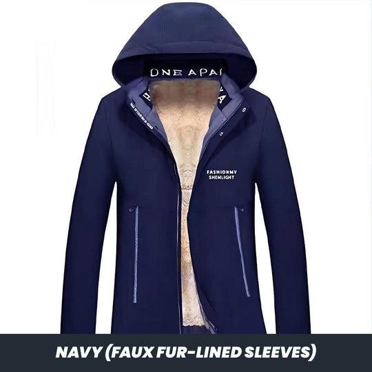 🔥Limited Time 49% Off 🔥Men's Winter Hooded Warm Faux Fur Lined Parka Coat