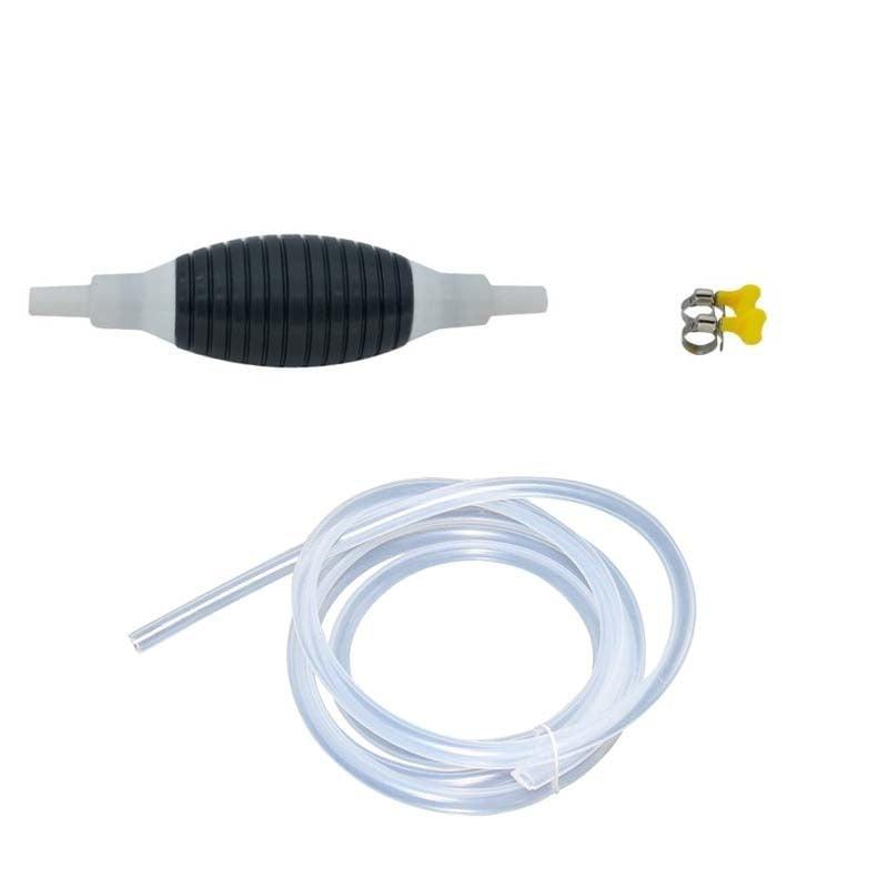 Manual siphon pump ⛽ Gasoline-resistant PVC hose, fast water/fuel pumping, can also be used for aquarium water changes 🐟