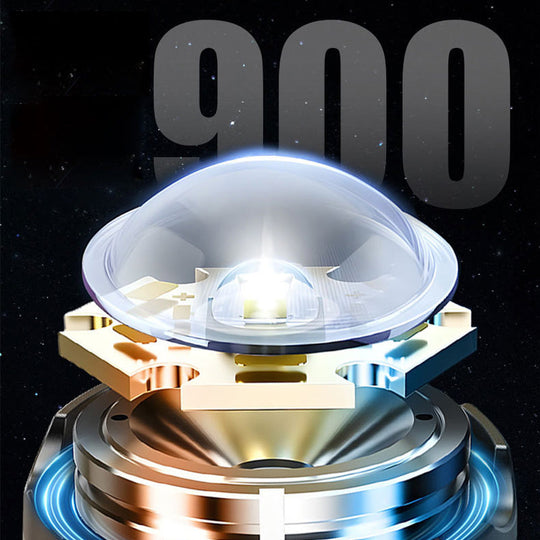 🔦 LED Strong Light Retractable Flashlight | Year-End Mega Sale 40% OFF | Zoomable Beam & Adjustable Length | Rechargeable for Outdoor & Emergency Use 🚀✨