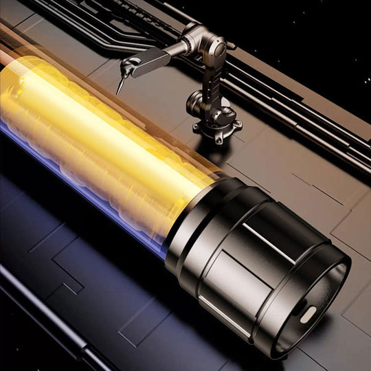 🔦 LED Strong Light Retractable Flashlight | Year-End Mega Sale 40% OFF | Zoomable Beam & Adjustable Length | Rechargeable for Outdoor & Emergency Use 🚀✨