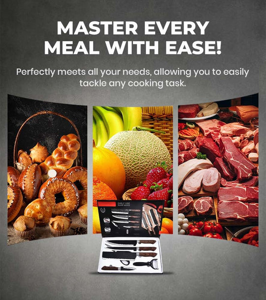 🔥LIMIT TIME 49% OFF✨German Professional Chef's Knife Set - 6 Pcs Set