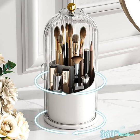 🧴 COMPRA 2 E LEVA 1 GRATIS! 🚪 Organizador de cepillos de dentes con tapa deslizante: compacto, con capacidade para varios cepillos &  Perfecto para a encimera do baño 🛁