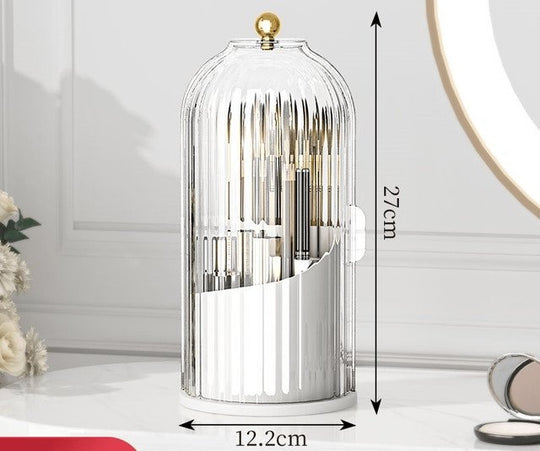 🧴 COMPRA 2 E LEVA 1 GRATIS! 🚪 Organizador de cepillos de dentes con tapa deslizante: compacto, con capacidade para varios cepillos &  Perfecto para a encimera do baño 🛁