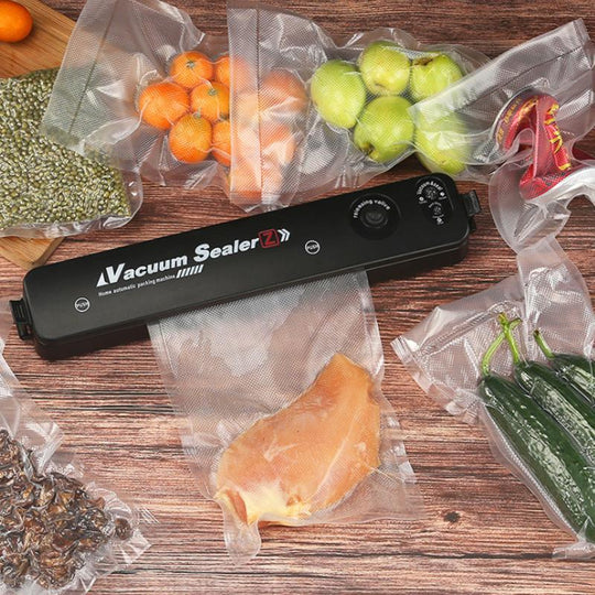 ⚡ Automatic Vacuum Sealing Machine – One-Touch Operation, Extends Food Freshness & Compact Design 🍖
