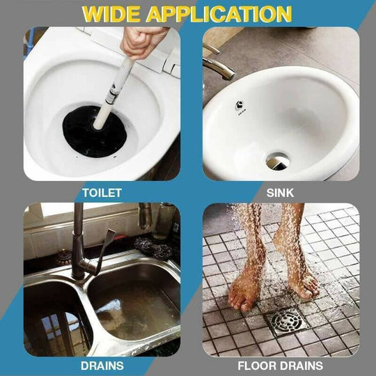 🔥HOT SALE🔥Electric Drain Dredging Spring - Professional Auger Cable for Unclogging Sinks, Bathtubs & Sewer Pipes