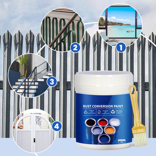 🔥2025 New Year Hot sale 50% OFF🔥Weatherproof Rust Converter Paint for Metal