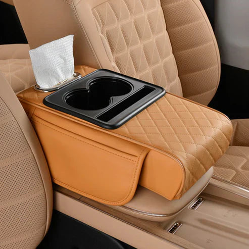 🎄Weihnachtsangebot: Jetzt 49% Rabatt! 🎉Multifunctional PU Leather Car Armrest Box Mat