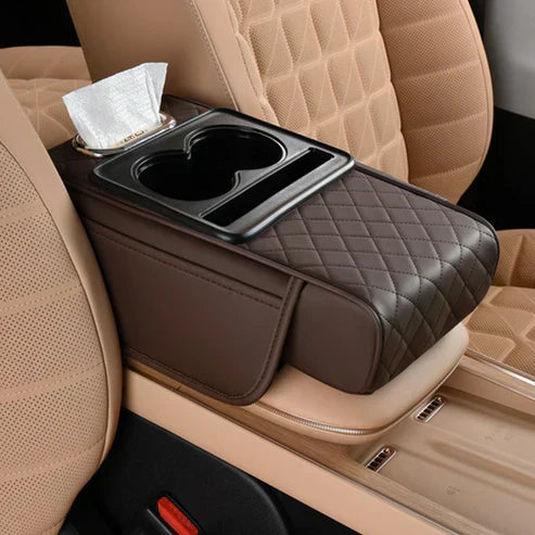 🎄Weihnachtsangebot: Jetzt 49% Rabatt! 🎉Multifunctional PU Leather Car Armrest Box Mat