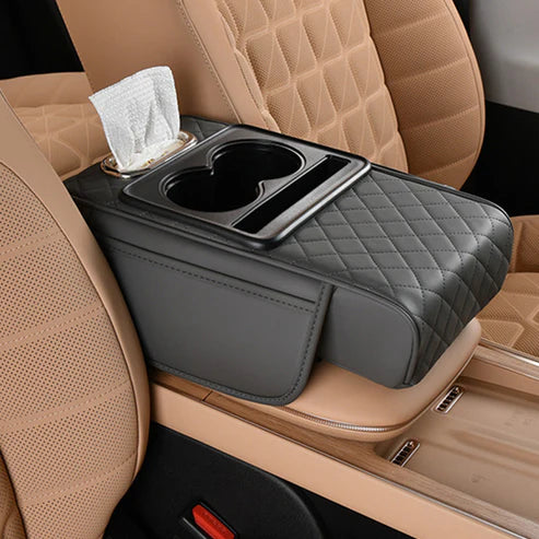 🎄Weihnachtsangebot: Jetzt 49% Rabatt! 🎉Multifunctional PU Leather Car Armrest Box Mat