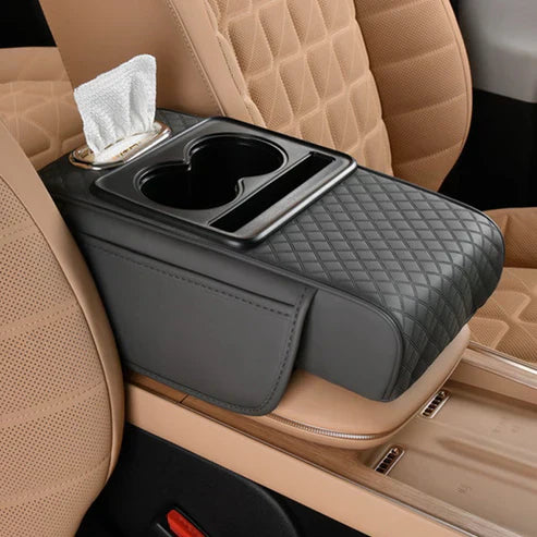 🎄Weihnachtsangebot: Jetzt 49% Rabatt! 🎉Multifunctional PU Leather Car Armrest Box Mat