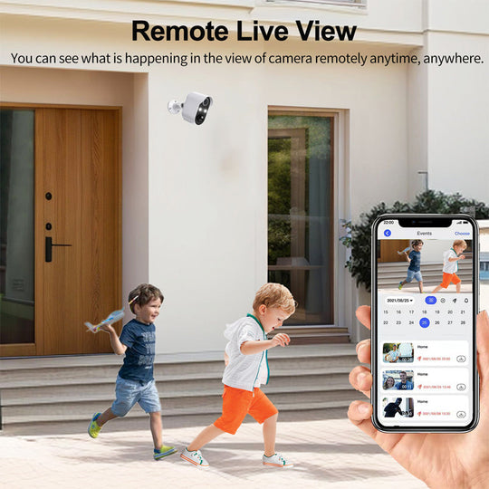 Solar Powered Surveillance Camera - WiFi Wireless IP Camera