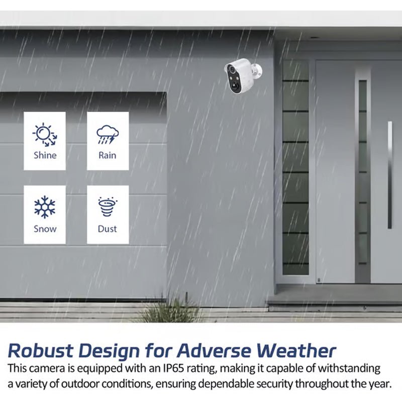 Solar Powered Surveillance Camera - WiFi Wireless IP Camera