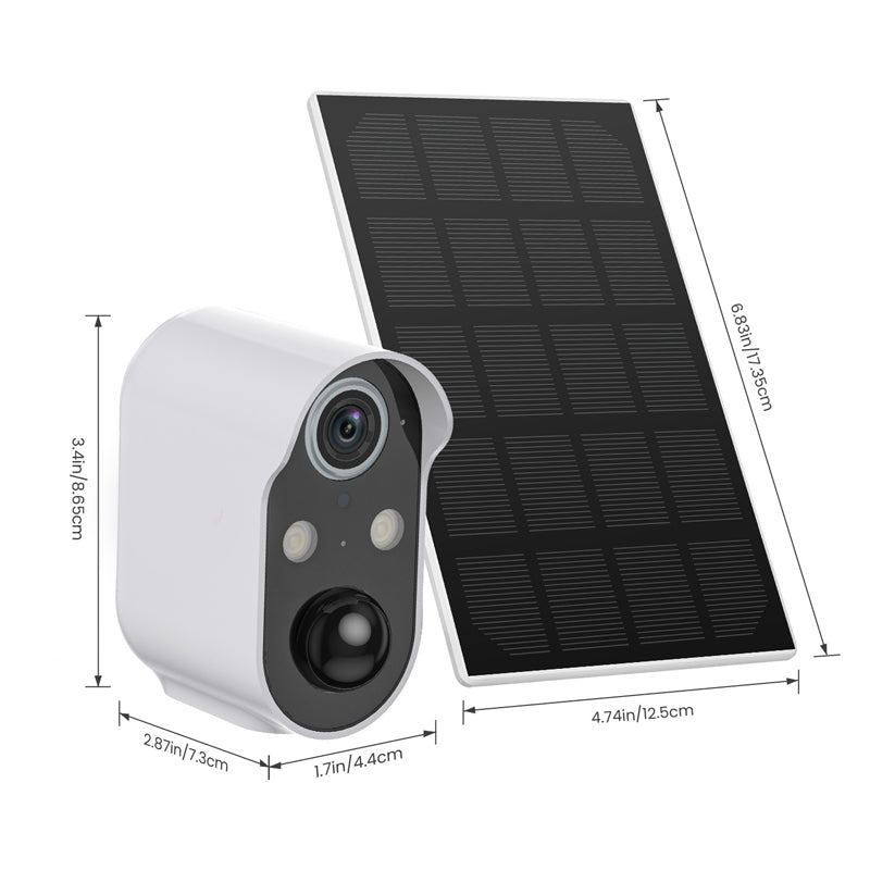 Solar Powered Surveillance Camera - WiFi Wireless IP Camera