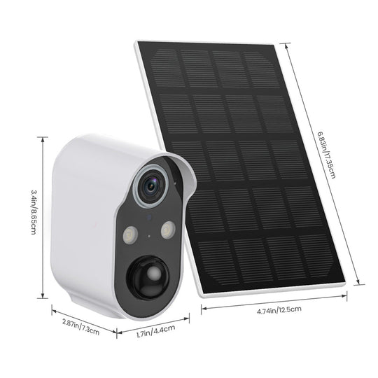 Solar Powered Surveillance Camera - WiFi Wireless IP Camera