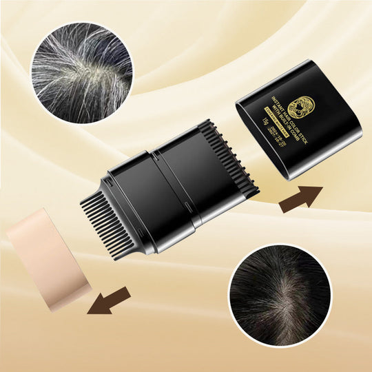Instant Hair Color Stick with Built-In Comb