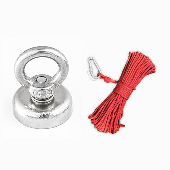🥳2026 HOT SALE🥳💞50K+ SOLD!🧲🌊 50% OFF! Deep‑water Magnetic Salvage Magnet – 30kg strong pull, retrieves keys, tools & metal objects from water. Corrosion‑resistant & wear‑proof – a must for fishing & salvage! 🎣✨