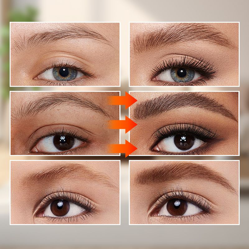 ✏️ Waterproof Eyebrow & Beard Pen – 4-in-1 Tips, Long-Lasting & Precise