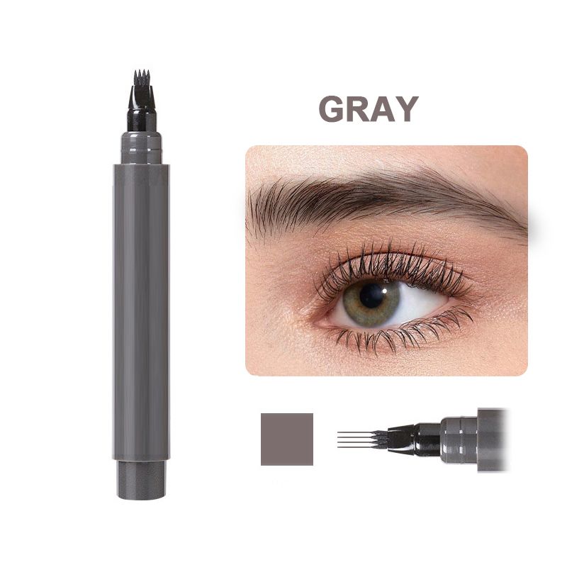 ✏️ Waterproof Eyebrow & Beard Pen – 4-in-1 Tips, Long-Lasting & Precise